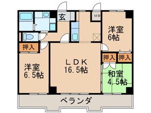 パルナス猪高台の物件間取画像